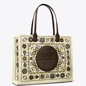Tory Burch Ella printed Pisces small tote